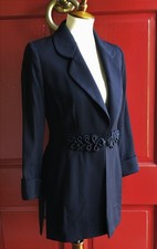Navy silk Catherine Walker