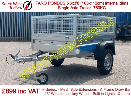 Brand new 5x3 single axle - 5x3,