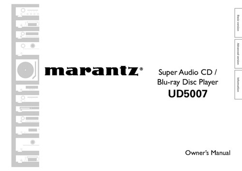 Marantz ud5007 blu ray player - blu-ray,