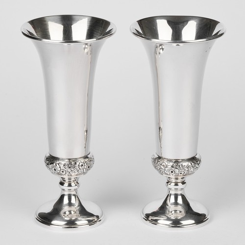 Sterling silver vase - sterling,
