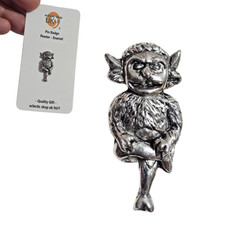 Lincoln Imp Pewter Pin Badge