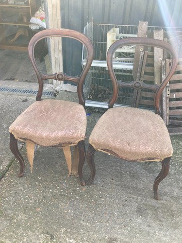 Balloon back dining - chairs, 2