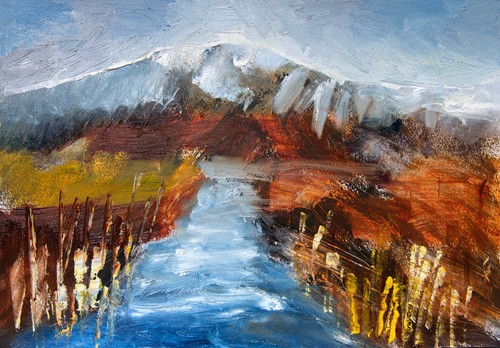 Meltwater stream elizabetha - meltwater, stream,