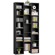 HOMCOM Tall Bookshelf with 21