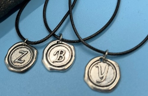 Initial letter necklace - initial,