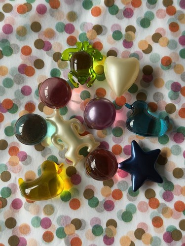 Retro bath pearls mixed shaped - retro,