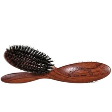 Natural wooden hair - hair, brush