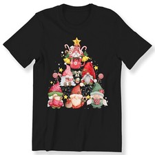 Christmas Gnomes Tree Mens Ladies Kids Adult T-shirt Christmas Gnomes T-shirt