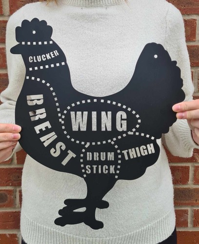 Chicken butchers plaque - plaque, |