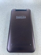 Alcatel 2012G Unlocked Mobile Flip Phone Brown Excellent condition 
