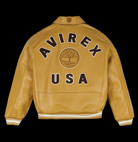 Men avirex yellow bomber - men's,