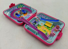 Vintage Polly Pocket Polly World Funfair Bluebird Toys 1989 Square Compact