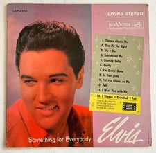 Elvis Presley LP Something For Everybody (Orange Label) (RCA LSP 2370, USA)