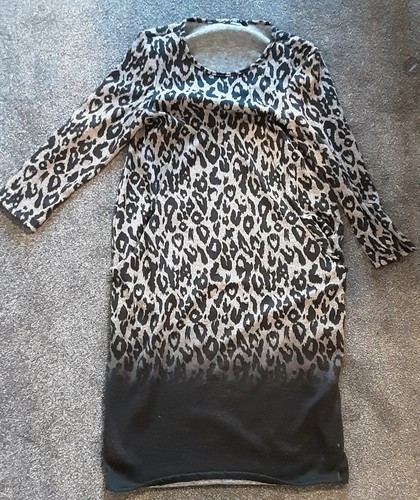 Roman dark grey animal print - dark-grey,