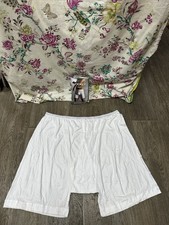 New Jockey White Midway Classic Traditional Briefs Y-front Y Front 60” Waist