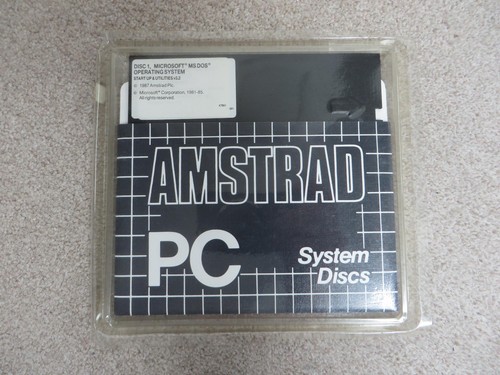 Amstrad 1987 system - pc, discs