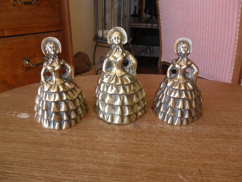 Heavy vintage brass bell - vintage,