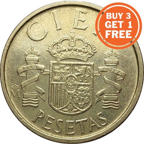 100 pesetas spanish coin - pesetas,