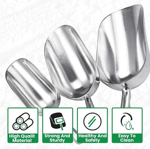 Aluminium flour scoop ice - flour,