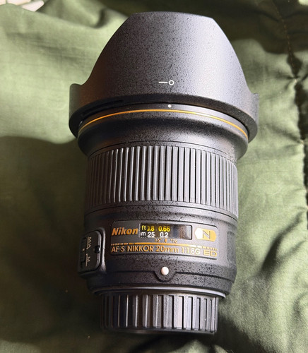 Nikon nikor 20mm 8 - af-s, f1.8