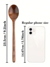 Long Wooden Spoon 9.2" Honey