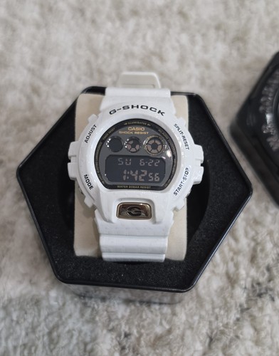 Casio shock dw6900cr white - casio, dw6900cr-7