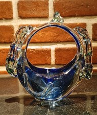 Vintage Murano Sommerso Cobalt