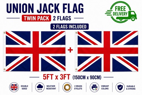 Packs union jack flag - 2,