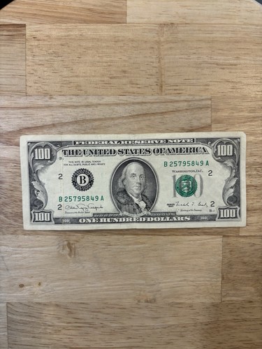 Old 100 dollar bill - old,