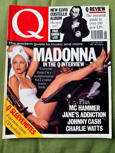 Madonna magazine june - magazine, 1991