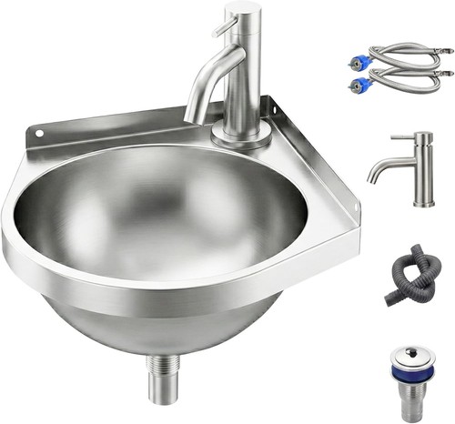 Corner stainless steel - stainless, sink