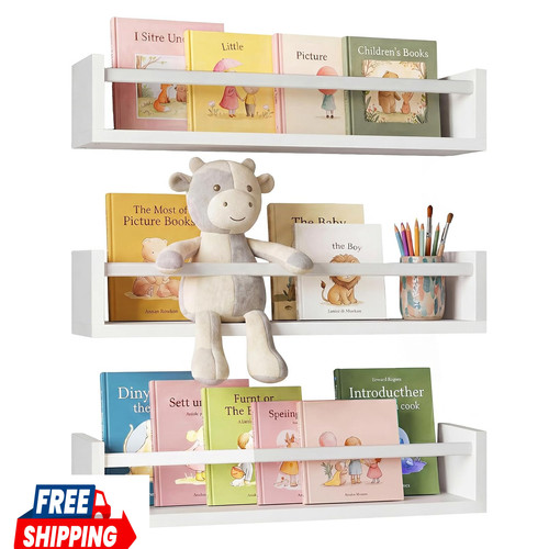 Floating nursery book shelves - book,