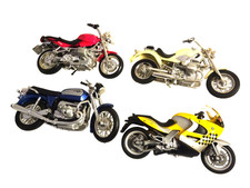 4 x BMW Maisto Die Cast Motorcycle Models - 1:28 - 75/5 R1200C R1100RS R1100R