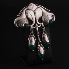 Evald Nielsen Silver Brooch w