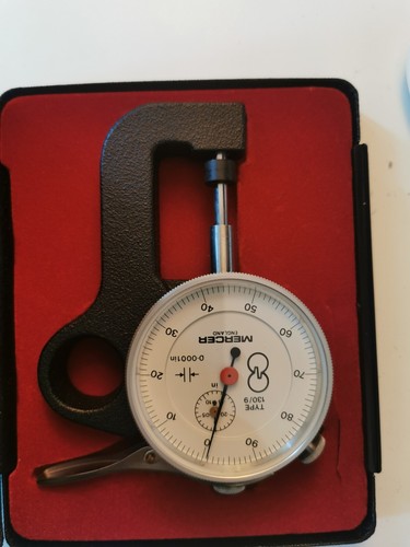 Mercer dial thickness gauge