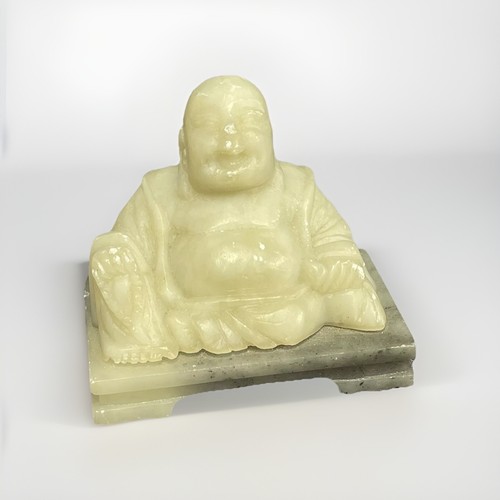 Vintage soapstone white - white, jade