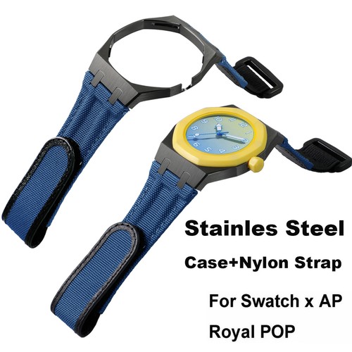 Canvas nylon strap stainless - canvas,