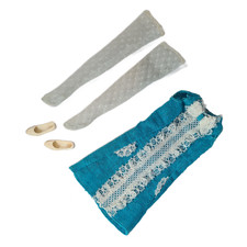 Vintage Barbie Francie Iced Blue Outfit #1274 Complete | Black Label 1967 VGC