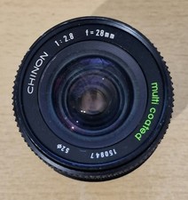 CHINON 28mm f/2.8 Lens multi