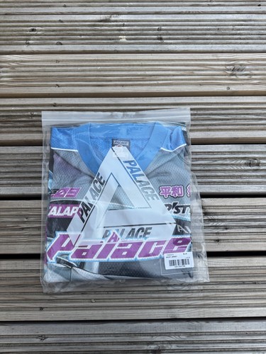 Palace racey jersey blue pink - palace,