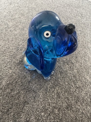 Murano blue glass - murano, (i