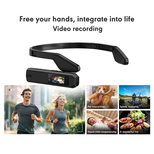 Head mounted camcorder hd - camcorder,