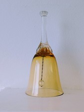 Vintage amber bohemian glass - amber,