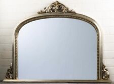 Over Mantle Mirror in Silver