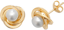 9CT GOLD PEARL STUD EARRINGS