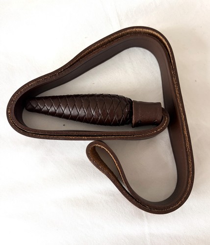 Brown leather sword knot - sword,