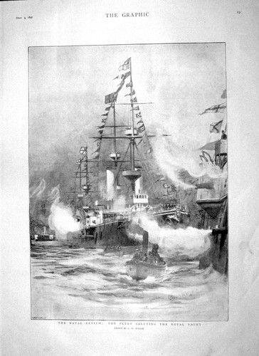 Old antique print - antique, 1897