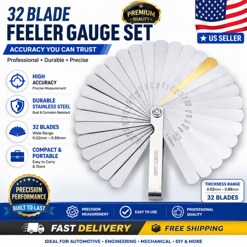 Blade feeler gauge dual - blade,