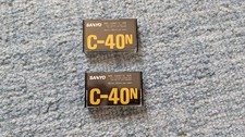 2 x Sanyo C-40N Mini Cassette