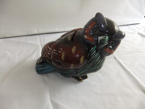 Vintage owl money - money, box